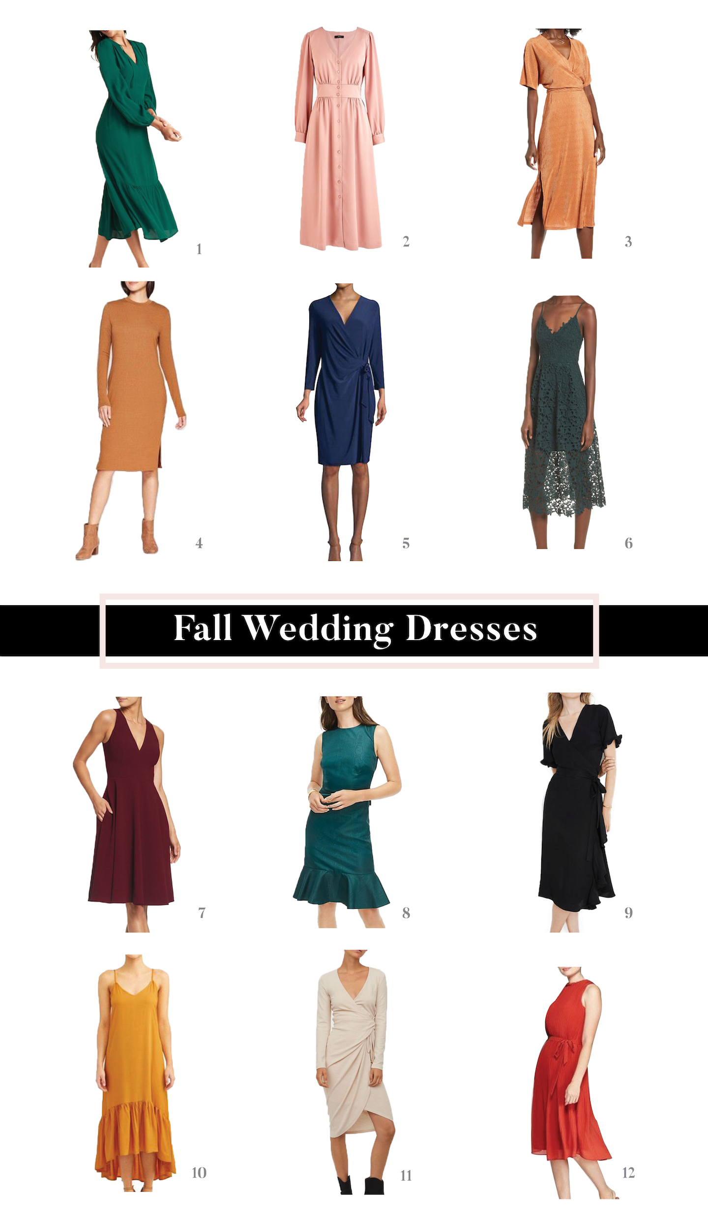 Clearance casual fall wedding dresses